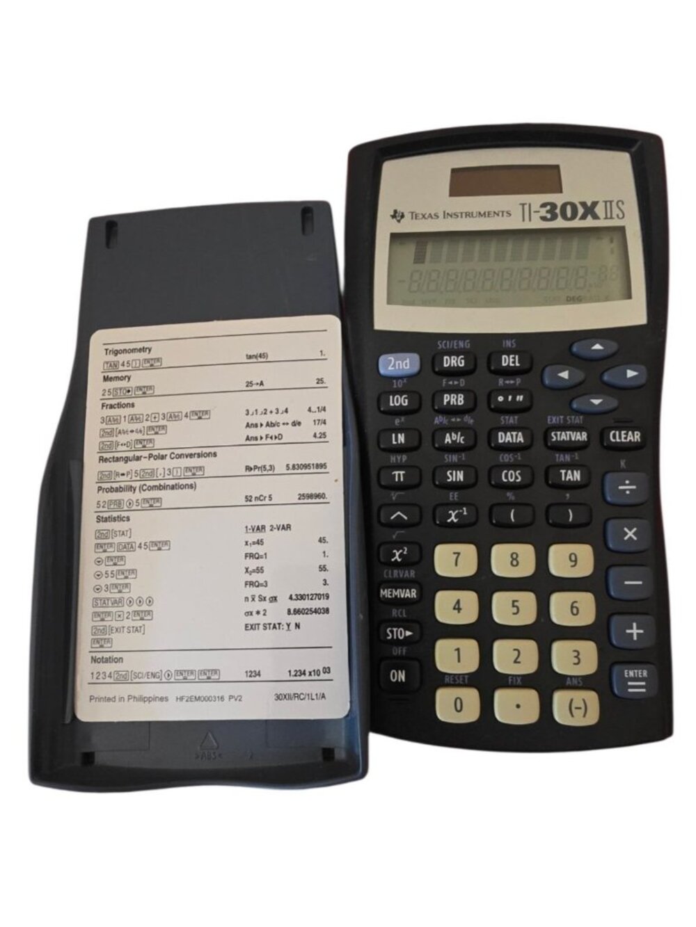 Texas Instruments TI-30X IIS 2-Line Scientific Calculator